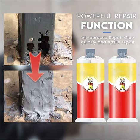 Mehrzweck-Reparaturkleber, Gießkleber für Metall, Klebstoffpaste, hochtemperaturbeständiger Industrieschweißkleber (1/5)