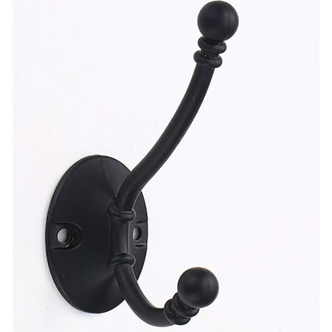 Stück größere Kleiderhaken, Wandmontage, Vintage-Haken, Metalltür, Hut, Hut, Retro-Haken für Garderobe, Badezimmer, Küche - Crezuo