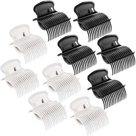 10 pinces à bigoudis chauffantes pour permanente, adaptées aux cheveux H (1/4)