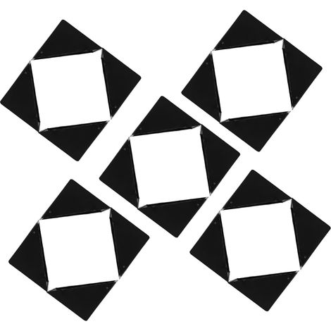 20 protège-coins pour meubles, plastique, noir, pour armoires (1/5)