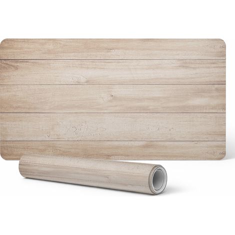Alfombrilla de escritorio para teclado y accesorios, textura de madera, 90x45 cm.