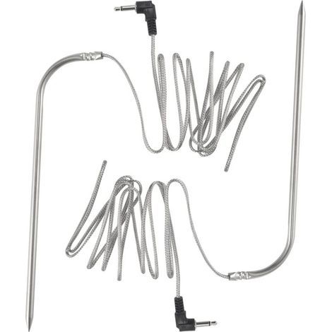 High Temperature Meat Probe Replacement for Pellet Grills and Smokers Compatible with Pit, Waterproof Barbecue 2 Piece Series (1/4)