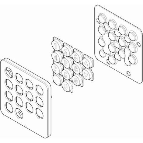 SPEDS0001 Kit de repuesto para teclado Eds y Edsb Repuesto original NICE SPEDS0001