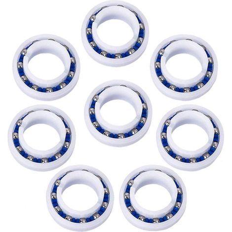 8er-Pack C60-Ersatzräder für Polaris 280/180 Poolreiniger – Edelstahlkugellager – Schnelle Montage (1/5)