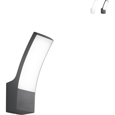 Aluminium-Außenwandleuchte mit einstellbarem LED-Licht Sail - Anthrazit (1/2)