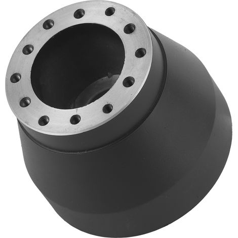 Moyeu d'adaptateur de volant en alliage d'aluminium, résistant à l'usure, noir, compatible avec E30 et tous véhicules (1/5)