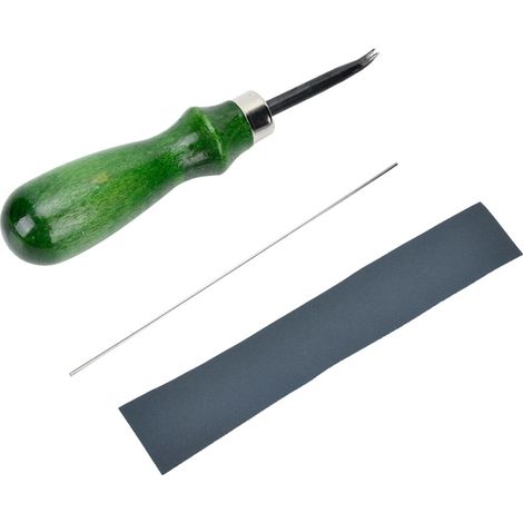 Biselado profesional de 0,6-1,4 mm, herramienta para recortar bordes de cuero (0,6 mm). (1/5)