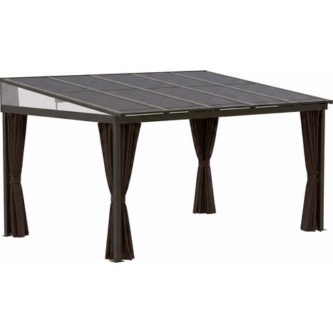 Sojag Terrassenüberdachung Portland 10x14 anthr. (1/5)