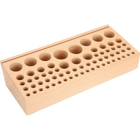 Porte-outils en cuir 68 trous pour rangement perceuse bricolage étagère imprimante DIY (1/5)