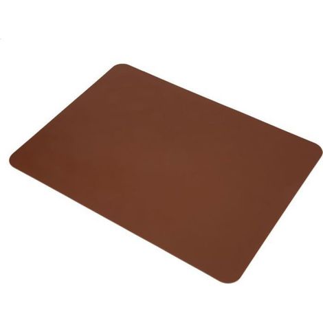 Tapis à macarons en silicone - 48 grilles Antiadhésif - Boulangerie - Couleur café (1/5)