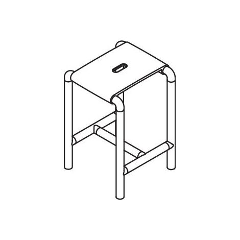 HEWI 801.51.306 99 Tabouret (1/4)