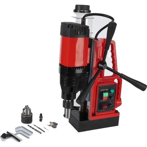 Trapano magnetico, 1550 W, diametro di foratura 50 mm, altezza 60 cm, larghezza 30 cm, controllo della velocità a canale singolo. (1/5)