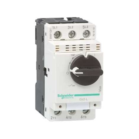 Disjoncteur moteur GV2-L - 0,4 A - 3P 3d - déclencheur magnétique - GV2L03