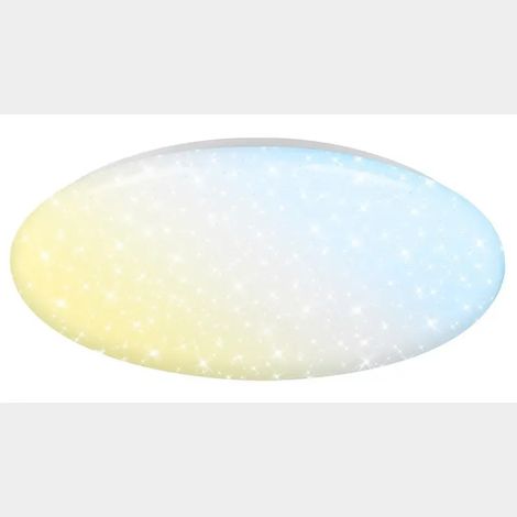 Plafoniera LED Briloner 56 cm 72W 8000 lm con efecto cielo estrellado y control remoto