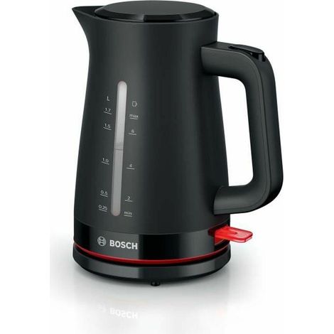 Bosch TWK3M123 Hervidor eléctrico 1,7 L negro