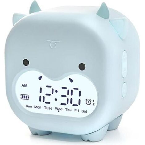 Montre digitale LED Lntyq - Réveil enfant avec veilleuse, affichage nocturne et fonction snooze (1/4)