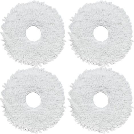Cleaning Cloth for Eureka J12 Ultra, for Midea V12 Accessories for Robot Vacuum Cleaner, Replacement Soft Microfibre Cloth -4 Pieces (1/5)