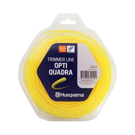 Fil de coupe pour débroussailleuses Husqvarna OPTI QUADRA 2,7 mm x 55 m FORT (1/2)