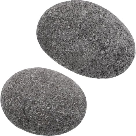 Pierres Chauffantes Naturelles pour Sauna 1 Kg Pierres Volcaniques 8-12 CM Accessoires pour Sauna Vapeur Sec et Humide Intérieur Extérieur Résistantes à Haute Température (1/5)