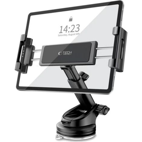 Supporto per tablet da auto Tech-Protect V4 Holder - Nero