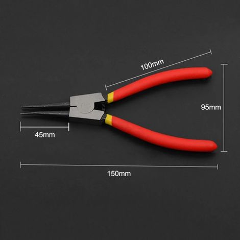 Pince multifonction portable de 7 pouces pour circlips internes et externes (1/5)