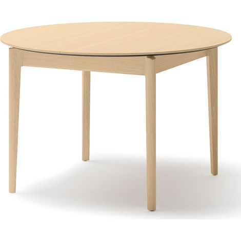 Selsey Plot – Ausziehbarer Esstisch Helle Eichenholzoptik 120–240 x 120 cm (1/5)