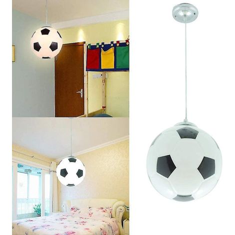 Designer-Deckenleuchte in Form eines Fußballs, moderne und kreative LED-Leuchte, Kronleuchter für Kinderzimmer, Innenbeleuchtung, Lampe für Schlafzimmer oder Wohnzimmer. (1/5)