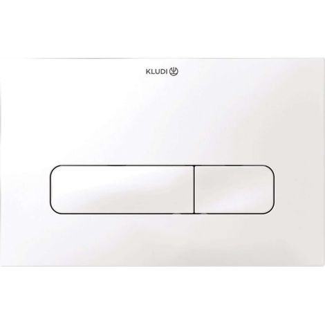 Kludi Unifix - Plaque de déclenchement, blanc mat 30PP0153 (1/2)