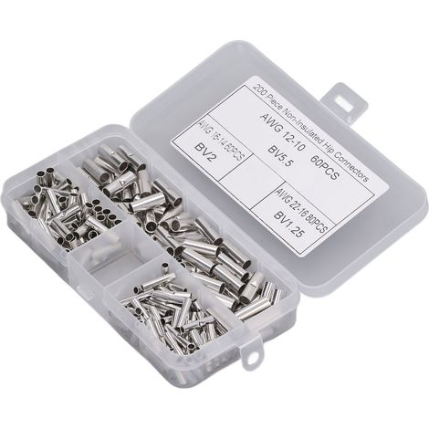 Lot de 200 Embouts de Câble Cuivre Mâle Femelle Connecteur à Cosses pour Machines Outils (1/5)