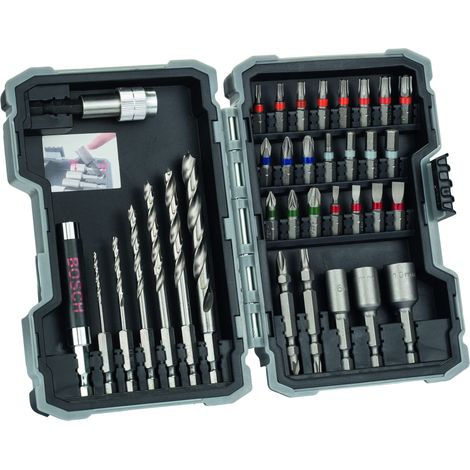 Bosch 35tlg.  Set di  punte  per legno  e  avvitamento  - 2607017327