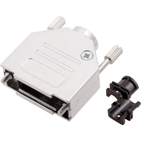 encitech DTZK15-K 6560-0105-02 D-SUB Gehäuse Polzahl: 15 Vollmetall 180 ° Silber 1 St.