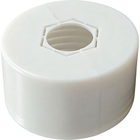 Coprirubinetto decorativo per doccia - Bianco