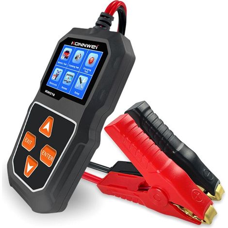 KONNWEI KW218 Autobatterietester 6V 12V Auto Motorrad LKW Systemanalysator 2000CCA Last Starthilfe Testgerät