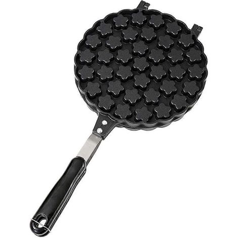 Gaufrier à œufs double face, moules à œufs à bulles, moules à eggettes en alliage d'aluminium (1/4)
