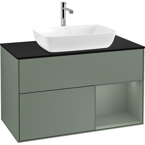 Villeroy & Boch F782GMGM Meuble sous-lavabo Finion F78 (1/2)