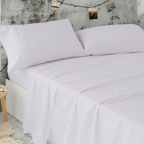 Draps d'hôtellerie Parure de lit 90 Lit Simple Linge de lit Coton/Polyester Facile à Repasser Couleur Grise Disponible en Plus de Dimensions (1/5)