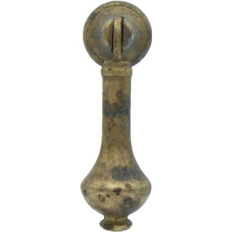 MANIGLIA OTTONE 21395 18X59 MM ANTICATO 25 PZ