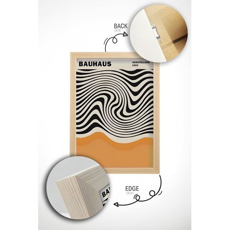 Arte de pared de MDF con marco Painting Multicolor (1/3)