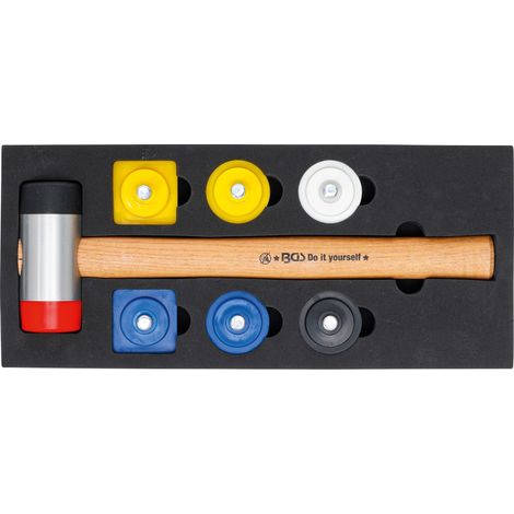 Jeu de maillets à tête interchangeable  Ø 43 mm  9 pièces (1/3)