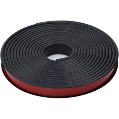 Bande de Protection autocollante en TPE Flexible en Forme de U pour Bords de Meubles - pour réparation d'armoires et Restauration de Meubles (Noir, 18 mm x 3 m) (1/5)