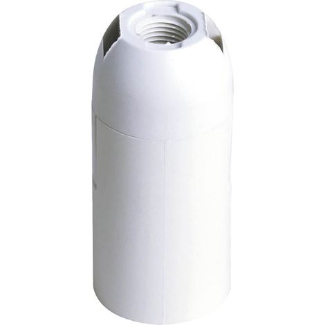 GSC 101530000 Portalámparas termoplástico liso E14 Blanco (1/4)