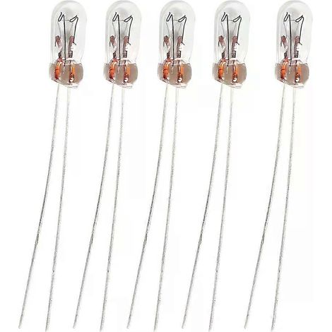 Für 5 Stück T3 14V 056W Auto-Innenraumbeleuchtungslampen Audio Ganganzeige Instrumentenbeleuchtung-JXLGV (1/4)