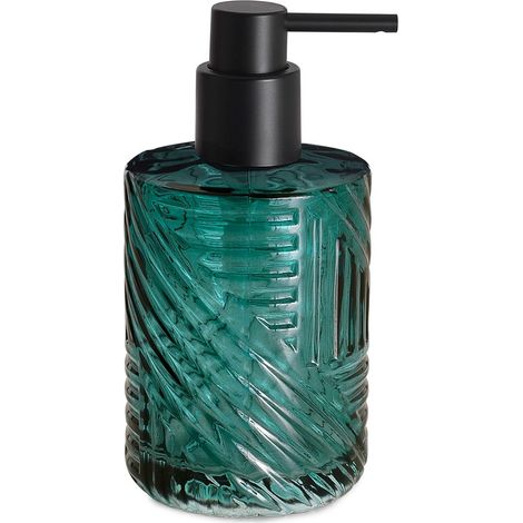 Dispensador De Jabón De Cristal Verde De 300 Ml Fiordaliso (1/2)