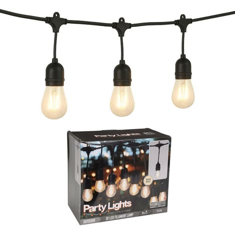 Ghirlanda LED con 20 lampadine e connettore (1/3)