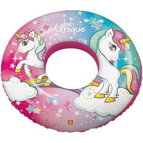 Bouée Licorne - Diamètre 50 cm - Rose Multicolore - Pour Enfant À Partir De 24 Mois - 1 Pièce (1/2)