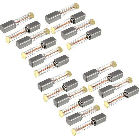 Balais de rechange en carbone pour moteurs électriques, 13 x 8 x 5 mm, lot de 20