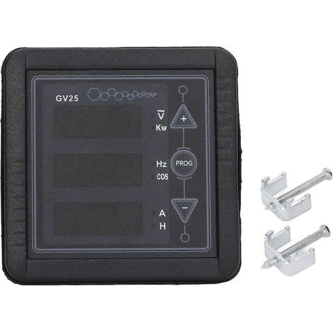 Digitales Multifunktionsmessgerät für Generatoren, ABS-Gehäuse, Schutzart IP54, Spannungs-, Strom- und Frequenzmesser 85–265 V