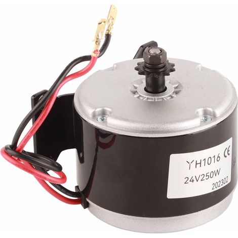 Moteur électrique YH1016 24V 250W à balais, 2750 tr/min pour scooter électrique, haute vitesse (1/5)