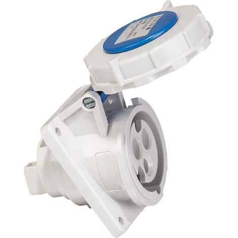 Prises industrielles bleues à 3 broches IP67 16 A AC220 V de remplacement pour port industriel, camping, caravane (1/5)
