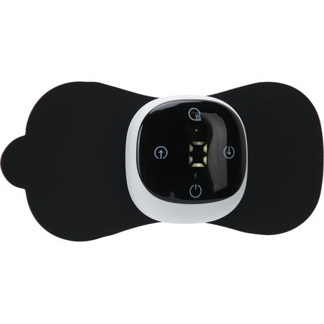 Patch de massage cervical électrique miniature EMS rechargeable par USB, blanc, pour soulager les douleurs musculaires et soulager les douleurs cervicales. (1/5)